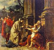 Jacques-Louis David Belisarius Begging for Alms oil on canvas